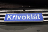 Sign at Křivoklt Railway Station
