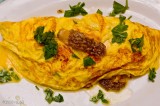 three egg morel omelet