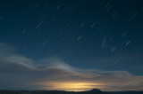 Lights of Reno Illuminate Lenticulars w Star Trails