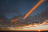 Comet Cloud Sunset Horiz 05 Oct 2012