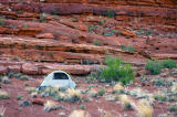 Camp site on the Goose Neck