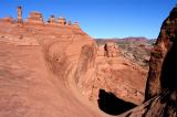 Delicate Arch and amphitheater