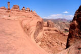 Delicate Arch, the blobs, and the amphitheater