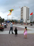 Kite-flying at the boardwalk