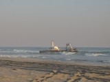 stranded ship near Swakopmund