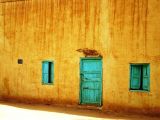 Colorful house facade