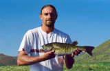 Brother Tim Holding A Really Nice Smallmouth Bass