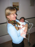 Me with my first great-grandson