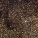 Barnard 110, 113 et 104 dans l'Ecu de Sobieski