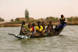 ...navigando sul Niger in pinasse
