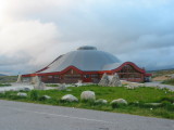 Domed Tourist stop at the Artic Circle