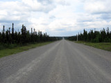 Long stretches of road like this along the Trans-Labrador Highway