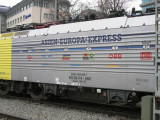 Asien*Europa*Express lettering close-up