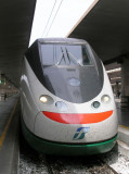 FS ETR500 Eurostar high speed train just in from Milan