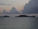 The famous Seychelles islands of Cousine and Cousin.