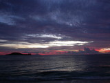 Sunset in Seychelles.