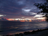 Sunset in Seychelles.