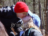Jen and Cam kiss