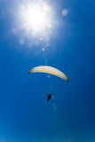 Sunburst with paraglider