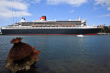 Queen Mary 2 at Garden Island, Sydney, Australia