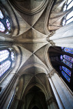 Reims cathedral roof interior