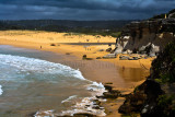 North Curl Curl Beach with approaching storm