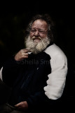 Homeless man with beard