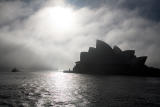 Opera House in fog