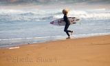 Girl surfer