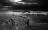 Collaroy dawn in mono