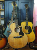 1993 Cloutier  (#27) Guitar  and 1971 Martin D 28 Guitar Willa Dios.  All rights reserved.