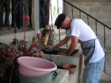 Mateo scrubbing