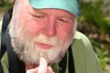 Dave with a friendly early hairstreak