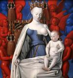 Jean Fouquet - Madonna, Serafines and Cherubines