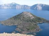 Wizard Island in Crater Lake