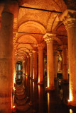 Reflection of the columns in Istanbuls cisterns.
