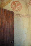 Entry to a dwelling in Goreme shows an 11th Century symbol for Christ.