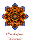 61 - Red Sunflower Kaleidoscope Card