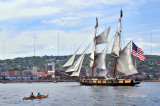 Tall Ships TS6: US Brig Niagara And Kayak Along Duluths Shoreline