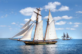 Tall Ships TS14: Pride Of Baltimore II And US Brig Niagara On Lake Superior