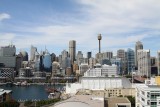 Darling Harbour, Sydney view from our apartment