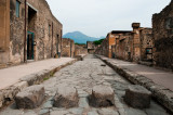 Mt Vesuvius from Pompeii, Italy