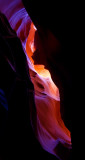 Upper Antelope Canyon - slot canyon - looking toward the top