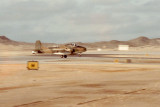 Strikemaster landing at Masirah
