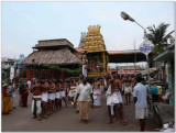 6th day - Parthasarathi in punnyakOti vimanam purappadu.jpg