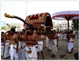 2-Udayavar 2nd day thiruveedhi purappadu with vEda gOshti.jpg