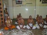 Sriperumbuthur Govinda ethirAja jeeyar and thiruvallikeni adhyapakas.JPG
