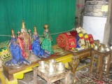 Perumal, Aandal & Swami on Boghi.JPG