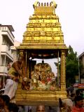 Parthasarathi in punnyakoti vimanam.JPG