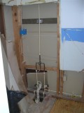 Old shower plumbing, shower valve installed backwards (switching the hot/cold)